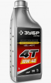 масло 4т полусинтетическое sae 10w40 зубр extra, 1 л - МАСЛА И СМАЗКА ДЛЯ САДОВОЙ ТЕХНИКИ - купить в липецке в магазине уровень