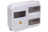 корпус пластиковый щурн-п 1/12 модулей, с окошком (1ф/3ф) din/панель ip55 iek - ЭЛЕКТРИЧЕСКИЕ ЩИТЫ, БОКСЫ - купить в липецке в магазине уровень