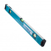 уровень  600 мм алюминиевый фрезер. грань, 2 глазка+1 зерк. глазок, магн. лента, ремоколор - УРОВНИ СТРОИТЕЛЬНЫЕ - купить в липецке в магазине уровень